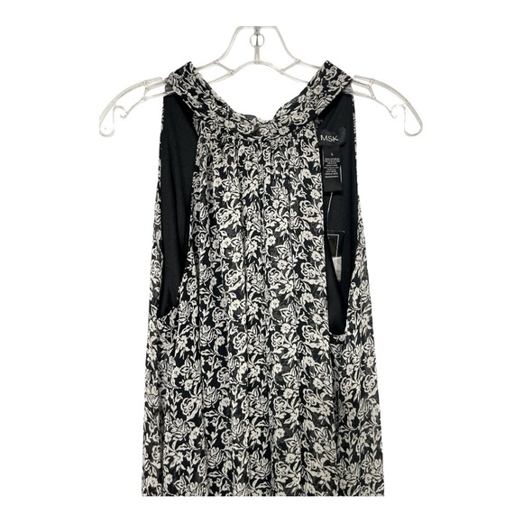 MSK
Women's Black and White Floral Halter Wide-Leg Jumpsuit size L NEW - Picture 3 of 12